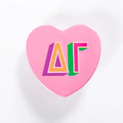 Delta Gamma Heart Button