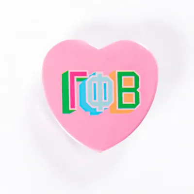 Gamma Phi Beta Heart Button