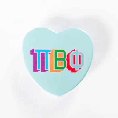 Pi Beta Phi Heart Button