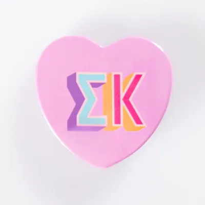 Sigma Kappa Heart Button