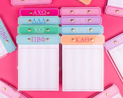 Gamma Phi Beta Chic Acrylic Notepad