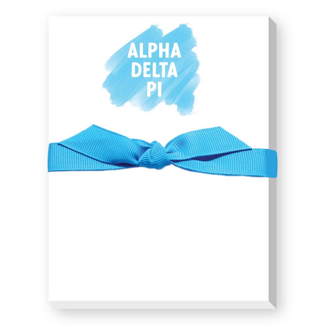 Alpha Delta Pi Swatch Mini Notepad