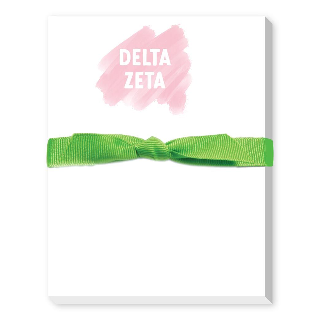 Delta Zeta Swatch Mini Notepad