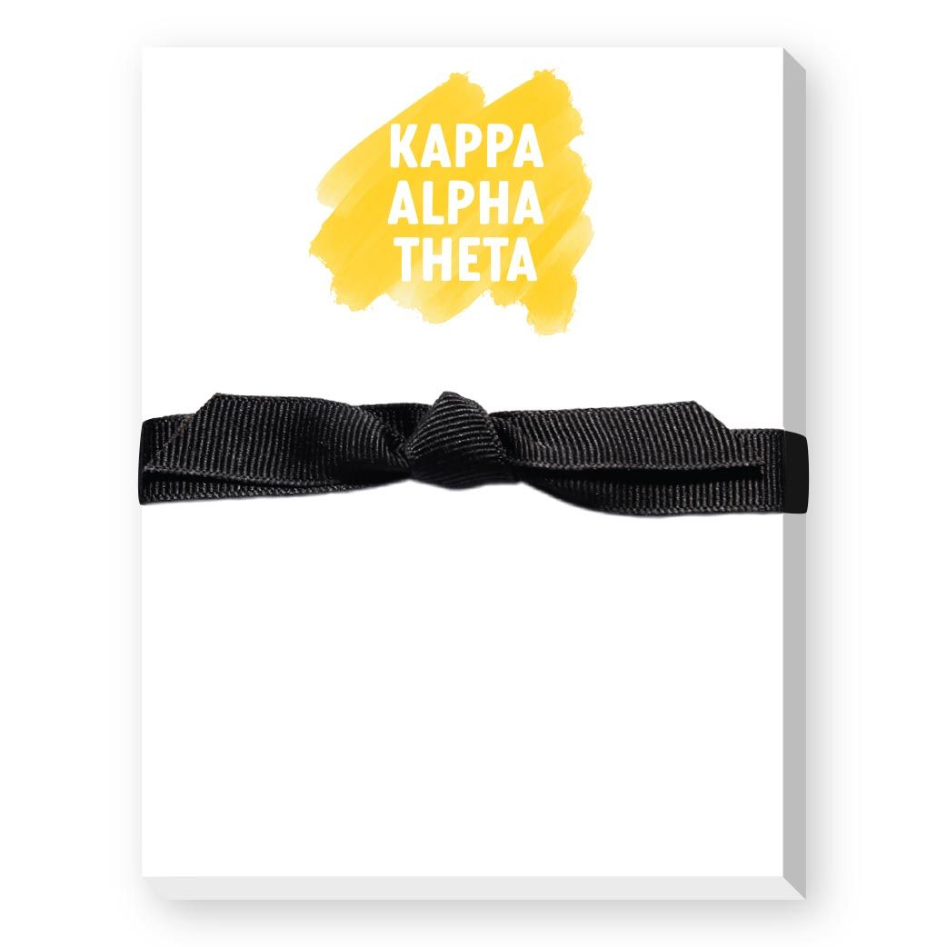 Kappa Alpha Theta Swatch Mini Notepad