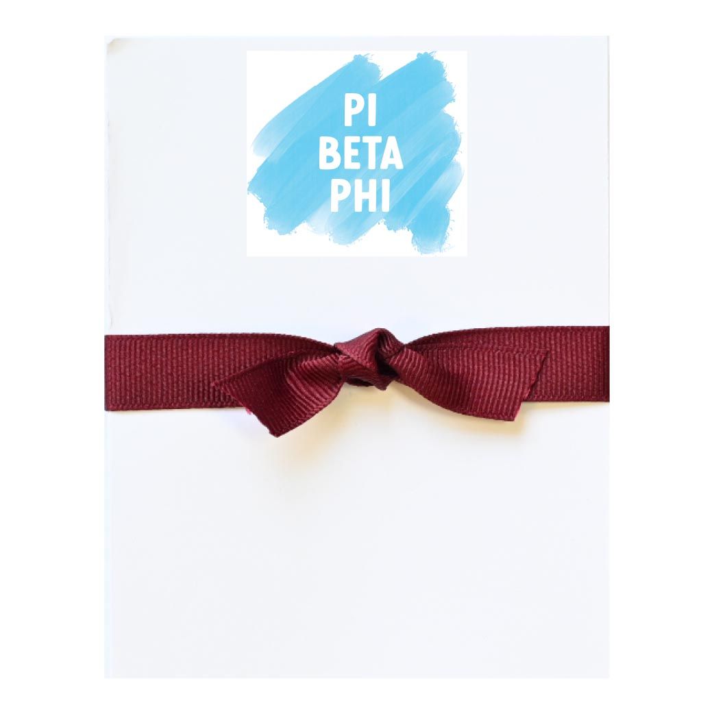 Pi Beta Phi Swatch Mini Notepad