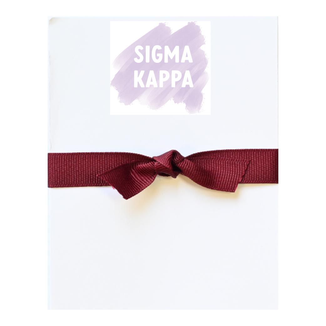 Sigma Kappa Swatch Mini Notepad