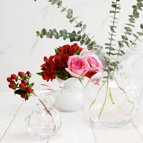 Hibiscus Large Fluted Vase