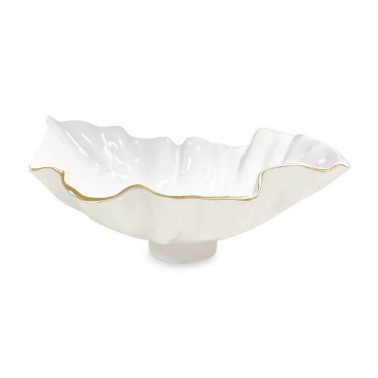Encanto Bloom Medium Bowl Cream and White