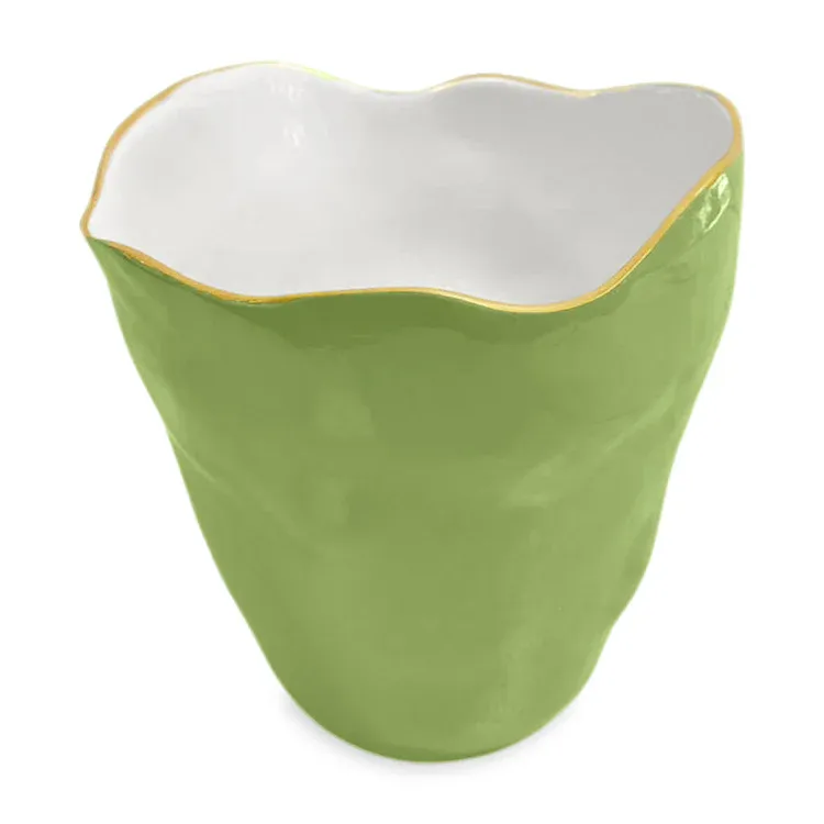 Encanto Soho Large Ice Bucket Green and Cream