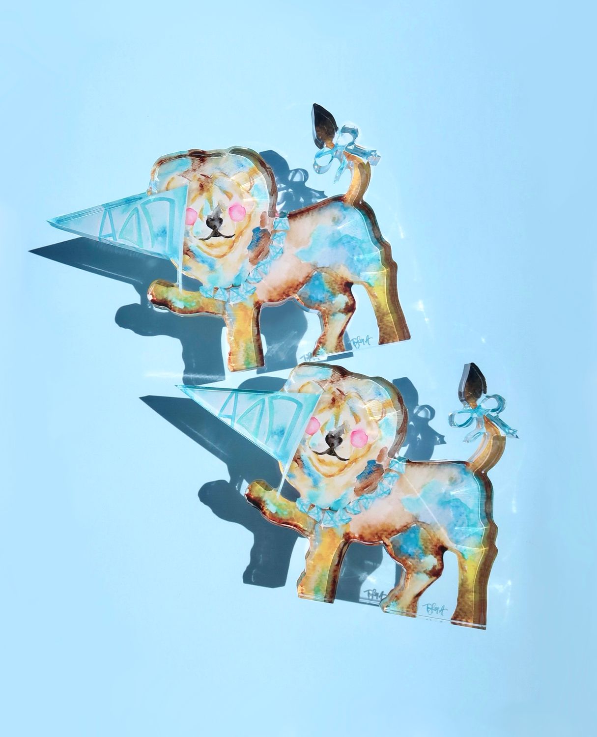 Acrylic Art Block Alpha Delta Pi