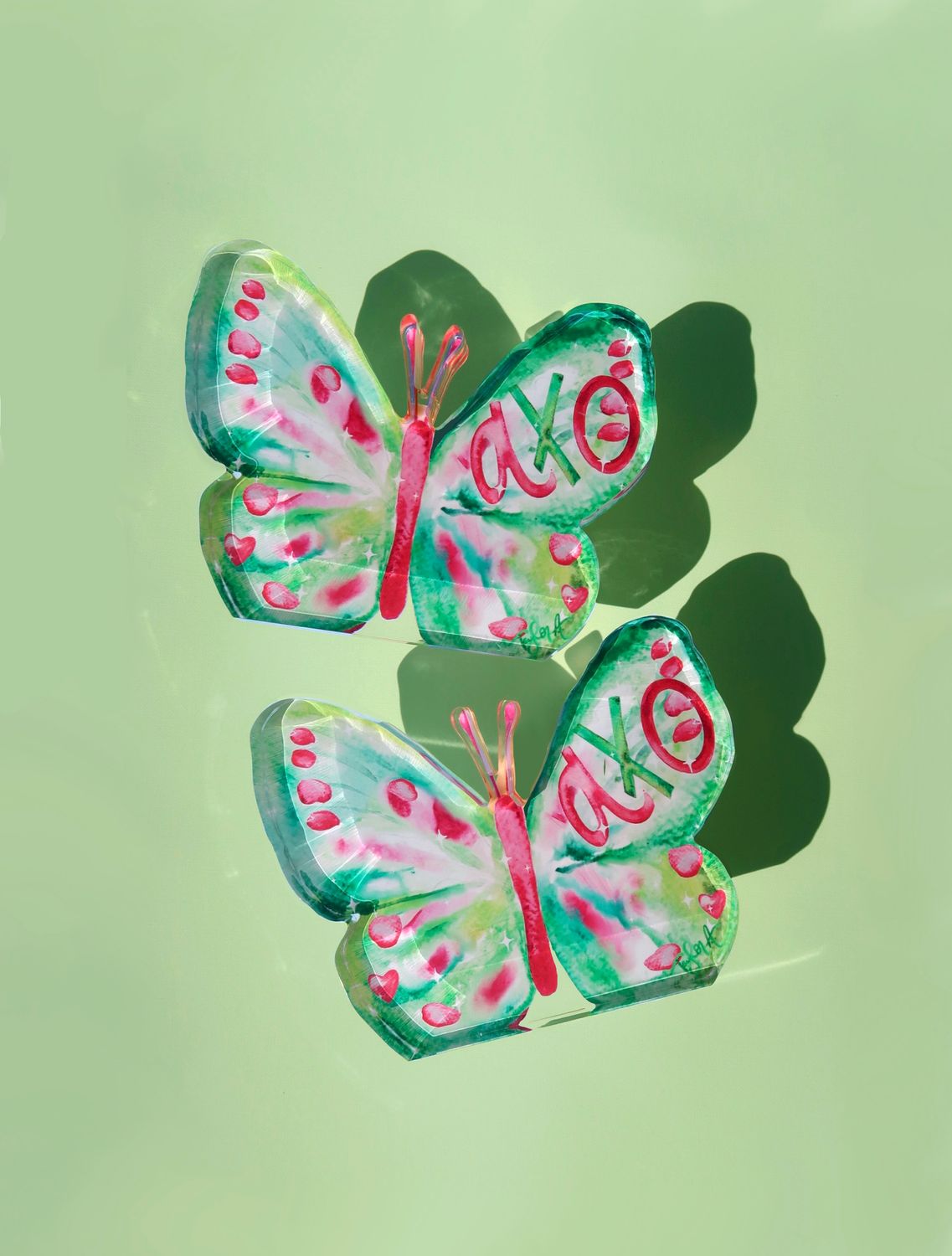 Acrylic Art Block Alpha Chi Omega