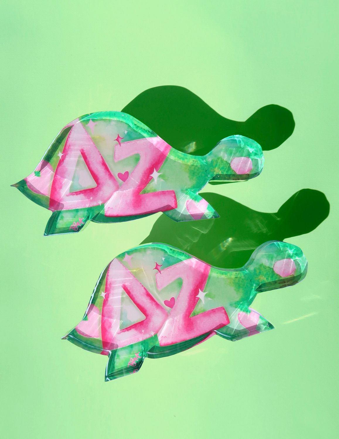 Acrylic Art Block Delta Zeta