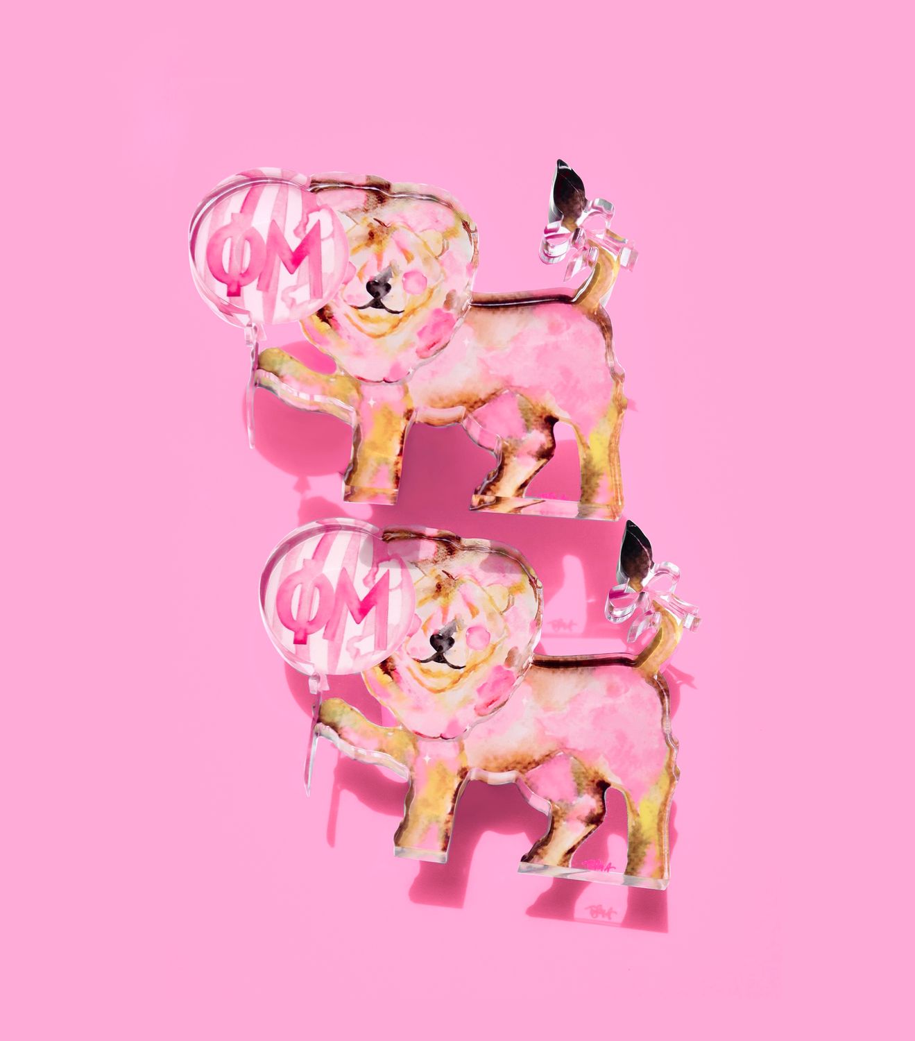 Acrylic Art Block Phi Mu
