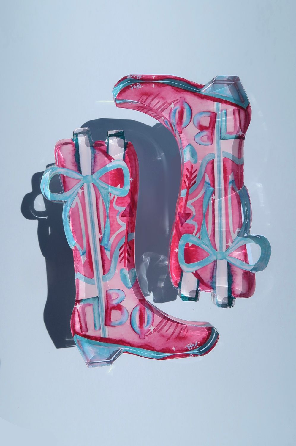 Acrylic Art Block Pi Beta Phi