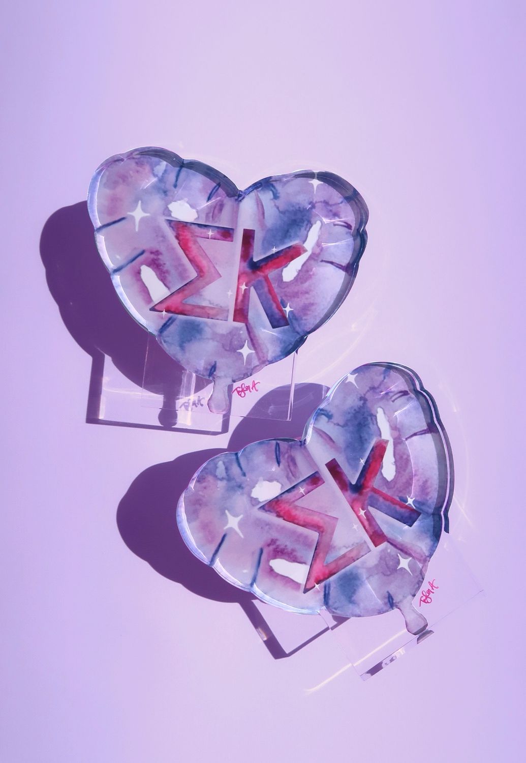 Acrylic Art Block Sigma Kappa