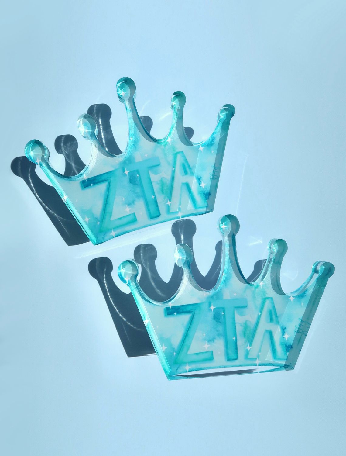 Acrylic Art Block Zeta Tau Alpha