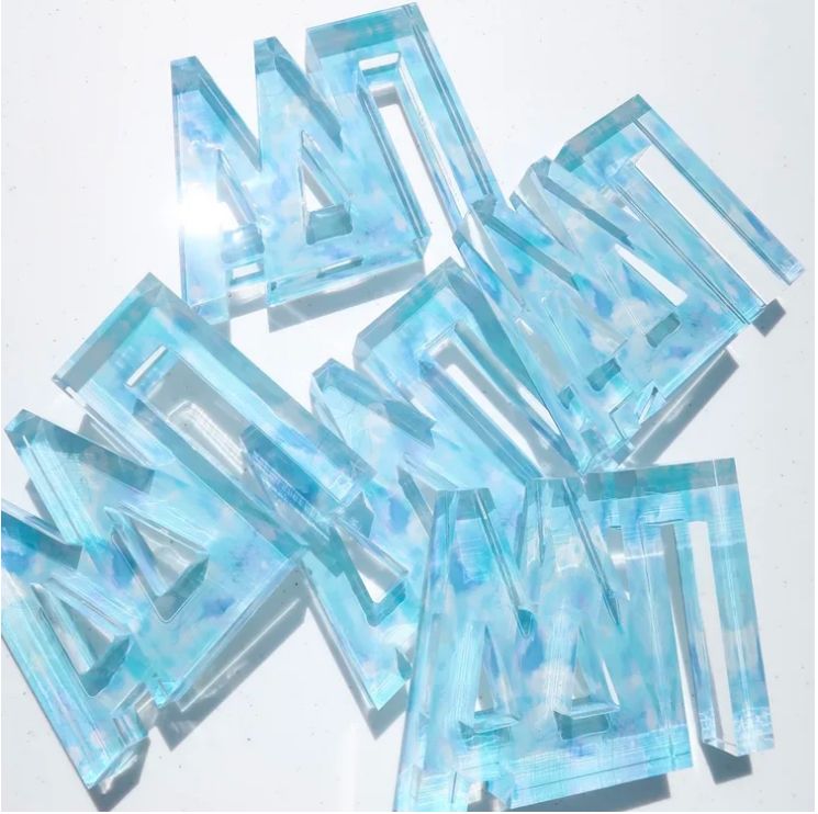 Acrylic Letter Block Alpha Delta Pi