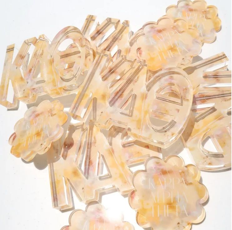 Acrylic Letter Block Kappa Alpha Theta
