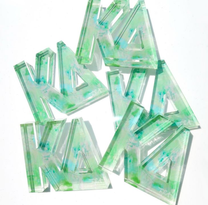 Acrylic Letter Block Kappa Delta