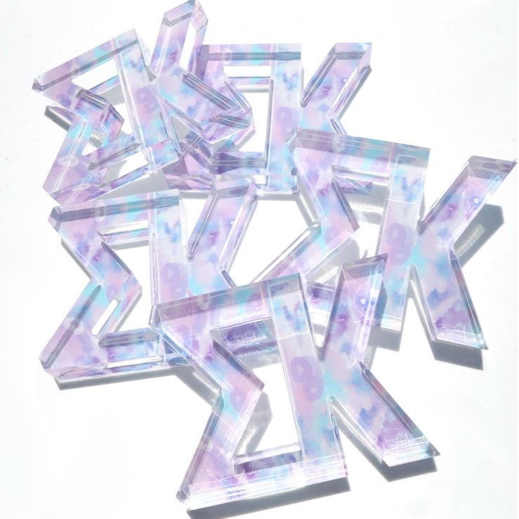 Acrylic Letter Block Sigma Kappa