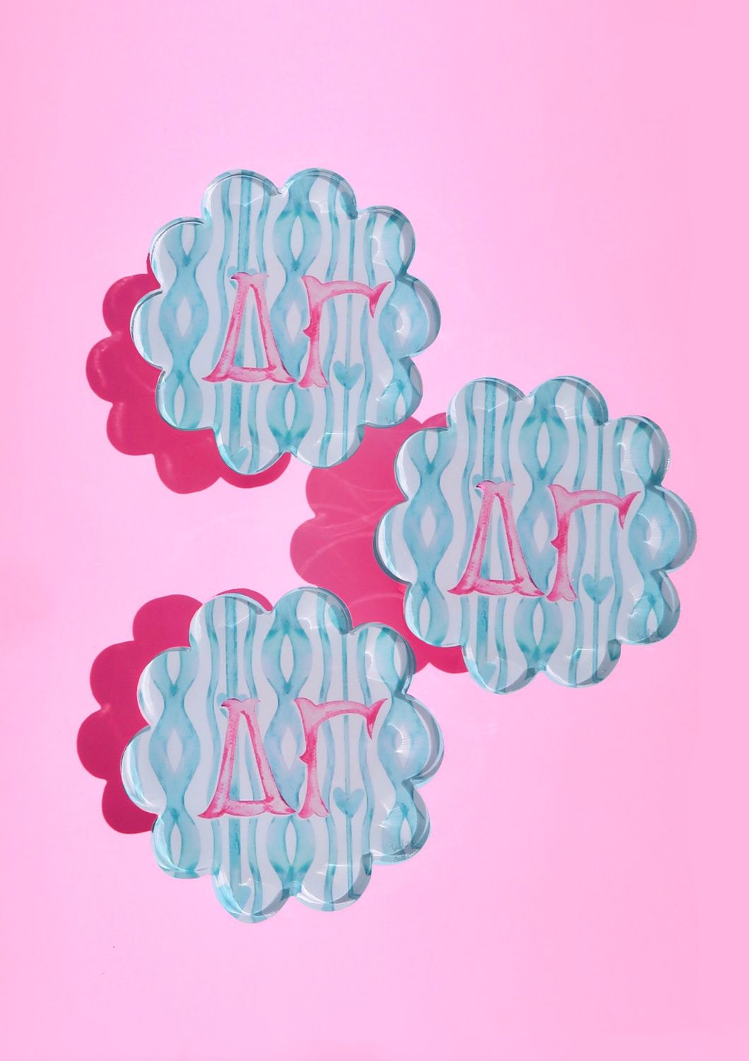 Sorority Coasters Delta Gamma