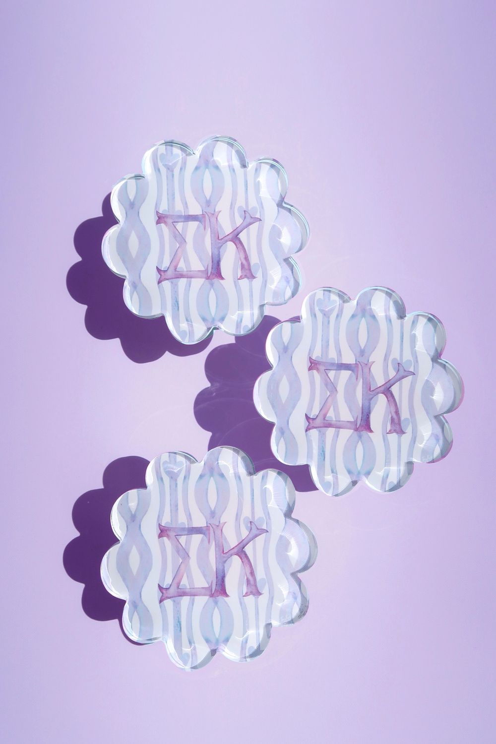 Sorority Coasters Sigma Kappa