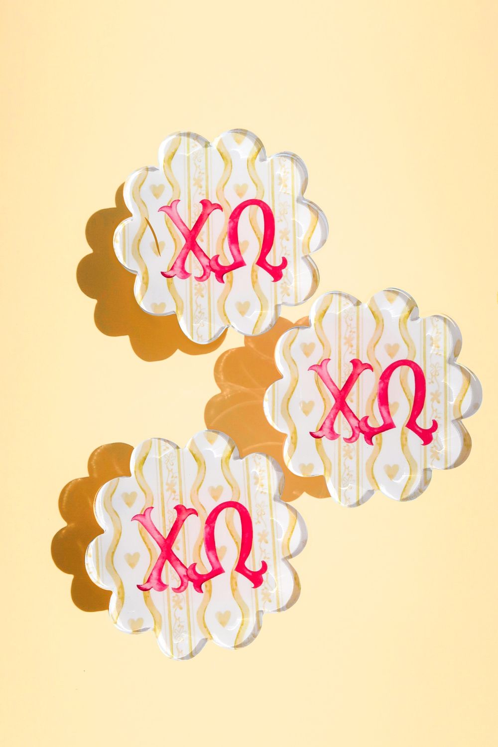 Sorority Coaster Chi Omega