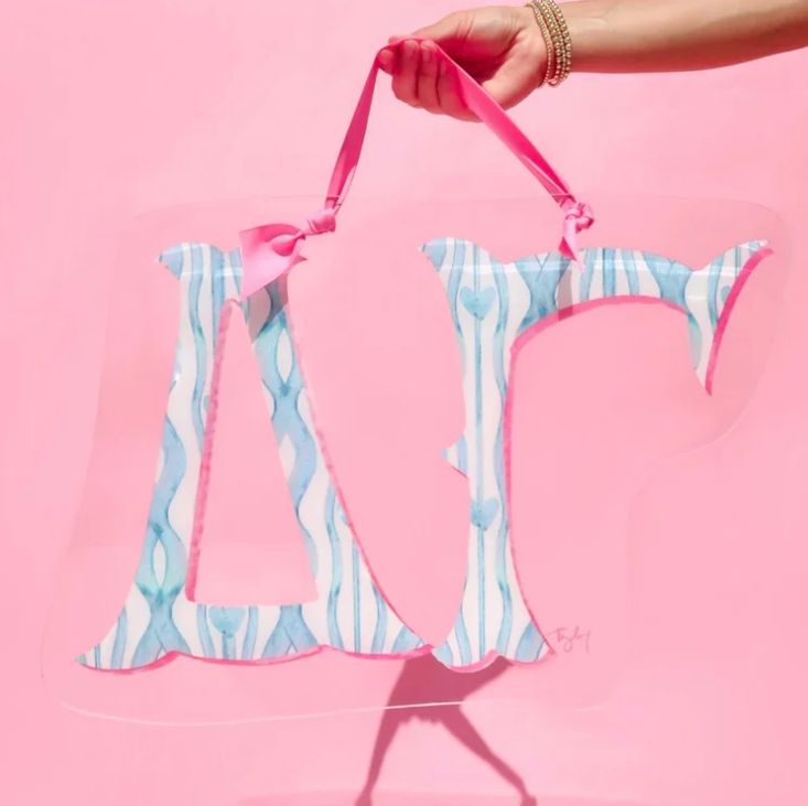Delta Gamma Acrylic Door Hanger