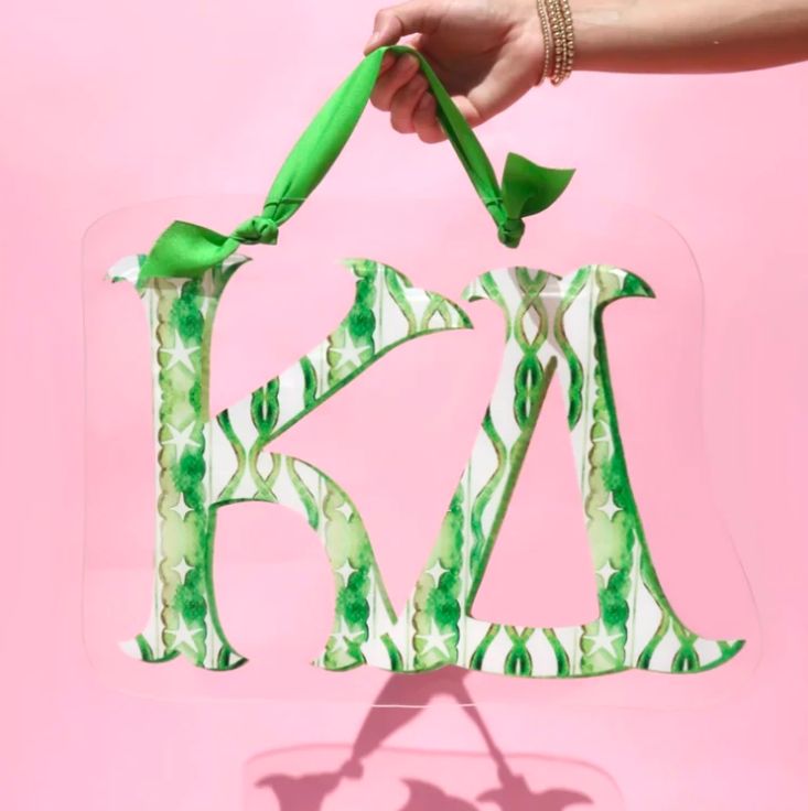 Kappa Delta Acrylic Door Hanger