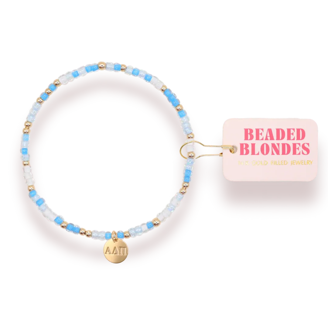 Alpha Delta Pi Sprinkle Charm Bracelet