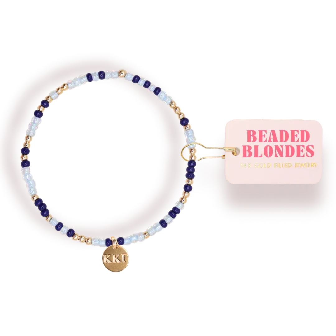 Kappa Kappa Gamma Sprinkle Charm Bracelet