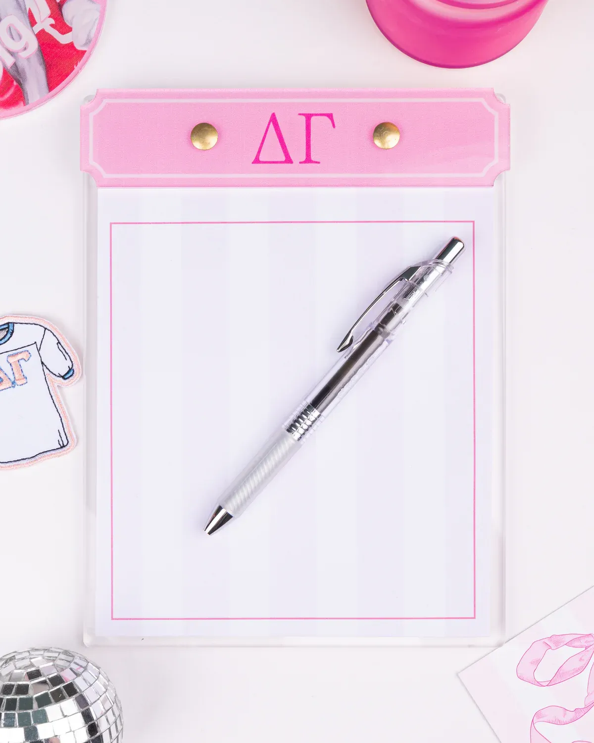 Delta Gamma Acrylic Notepad