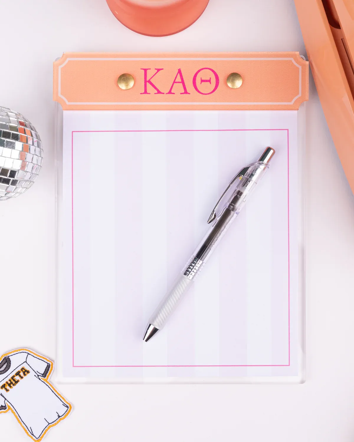 Kappa Alpha Theta Acrylic Notepad