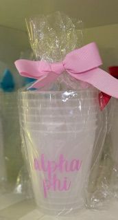 Alpha Phi Frost Flex Cups