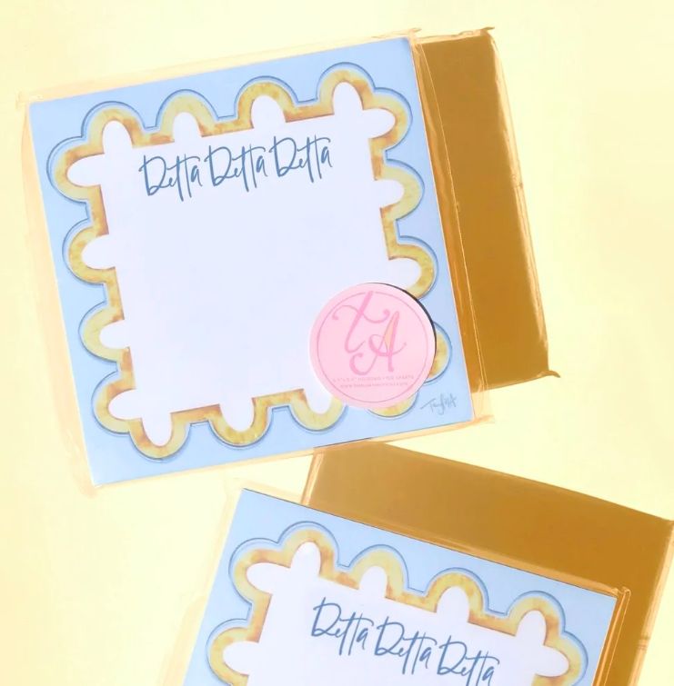 Delta Delta Delta Notepad