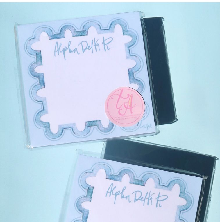 Alpha Delta Pi Notepad