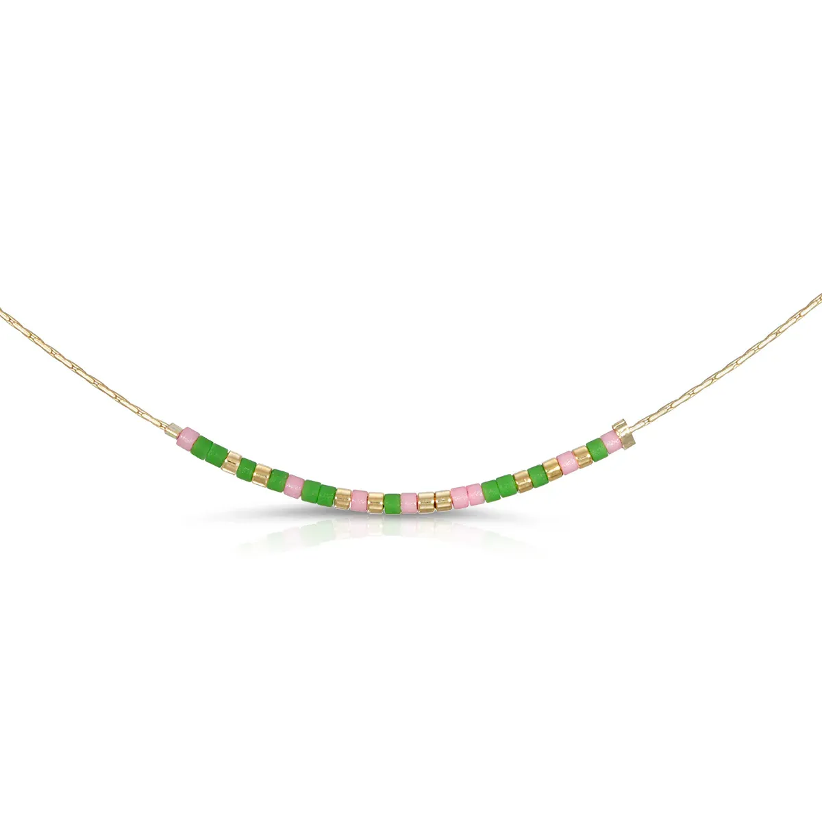 Delta Zeta Dot and Dash Necklace