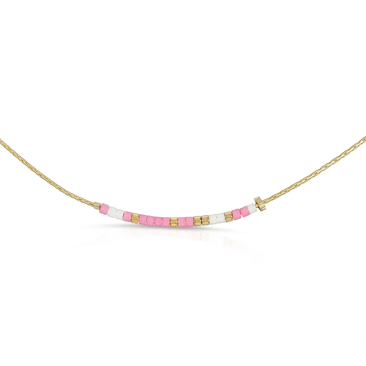 Phi Mu Dot and Dash Necklace