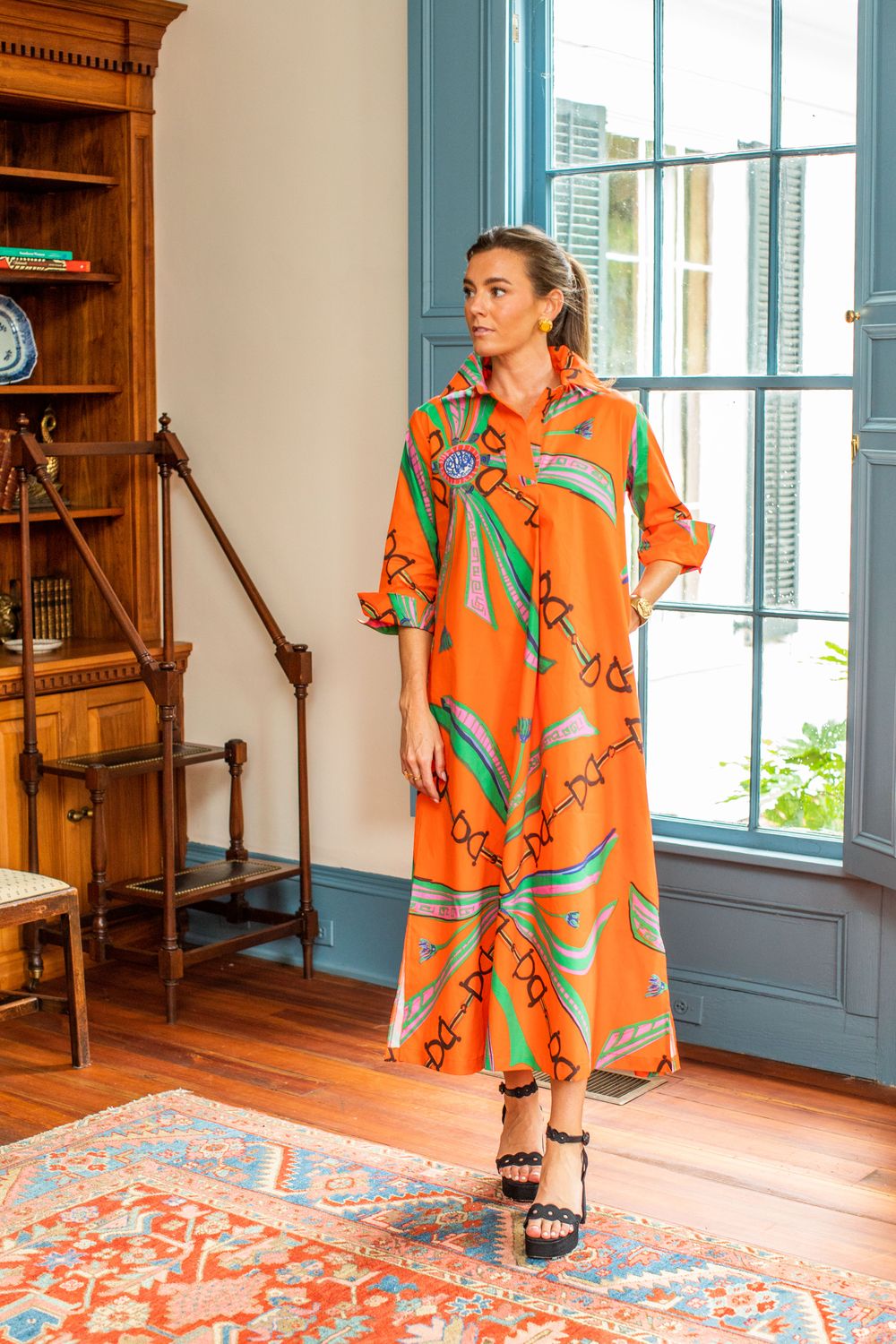 Estate Orange Dress Long
