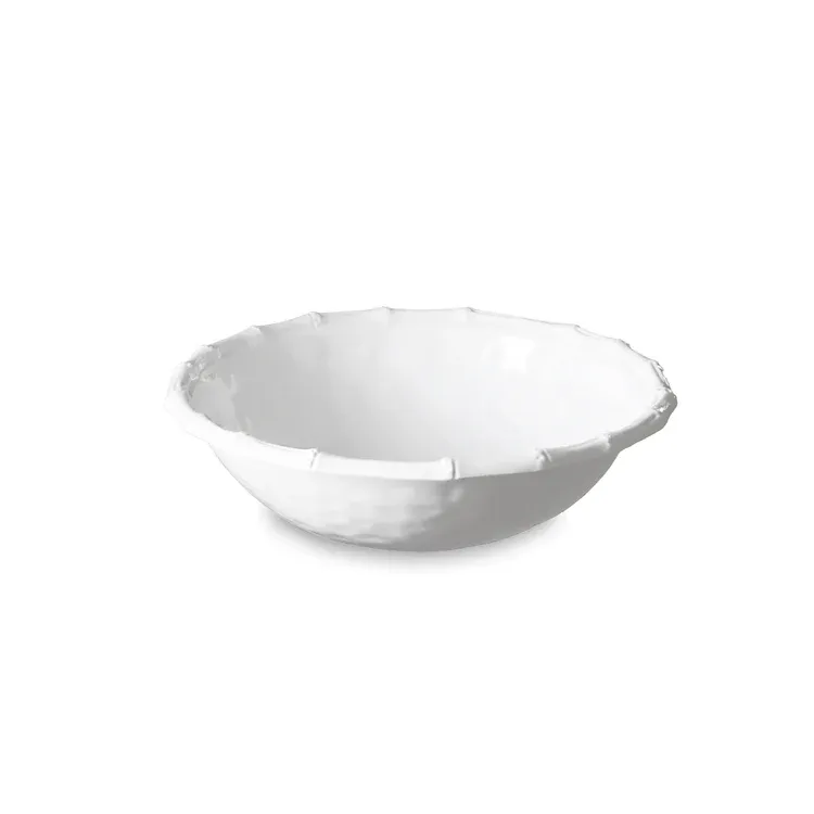 Vida Bamboo Large Salad Bowl White
