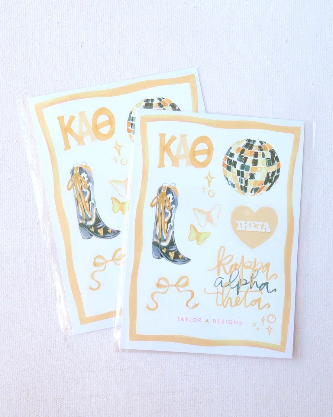 Kappa Alpha Theta Sticker Sheet TA
