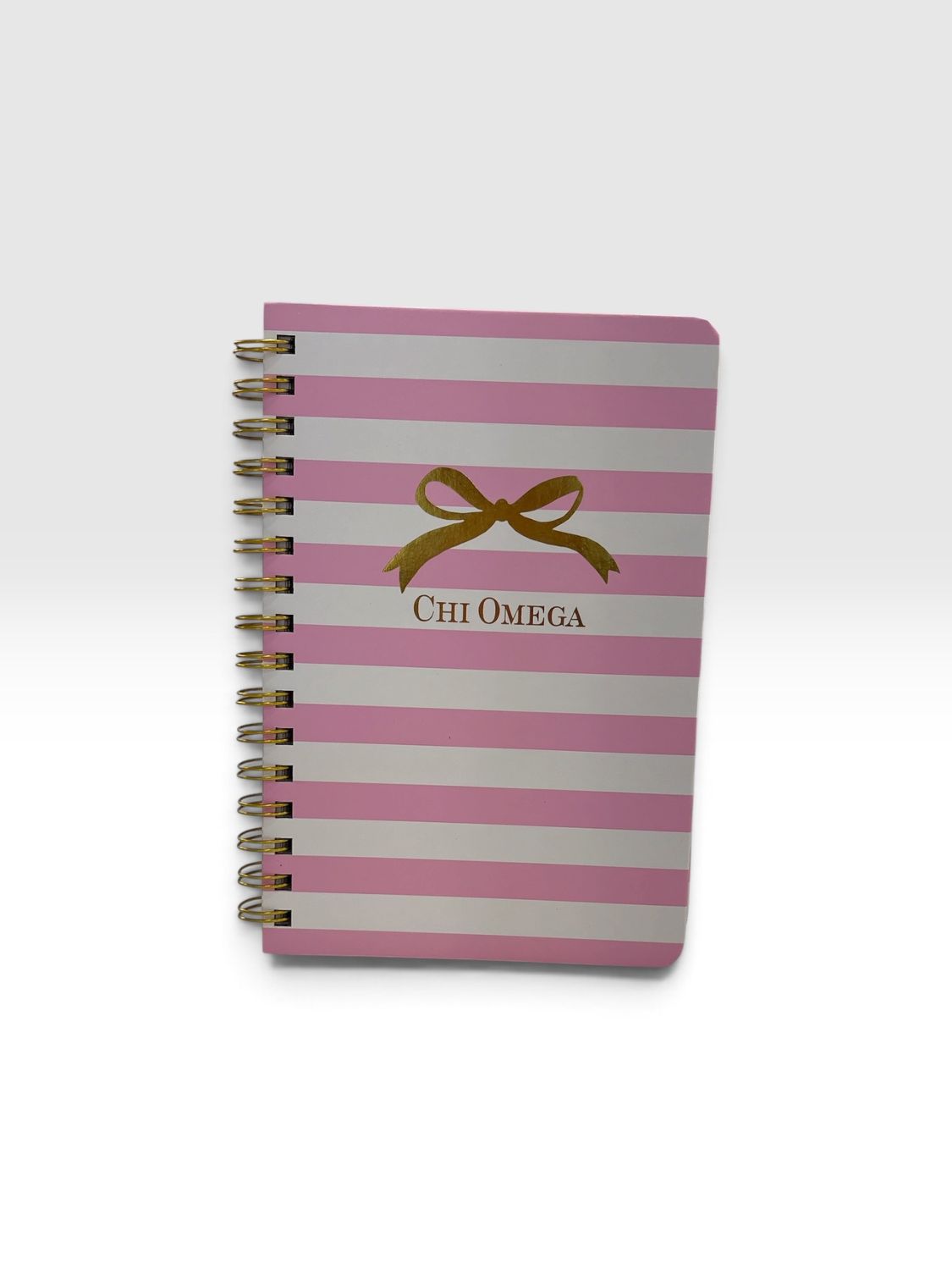 Chi Omega spiral notebook AD