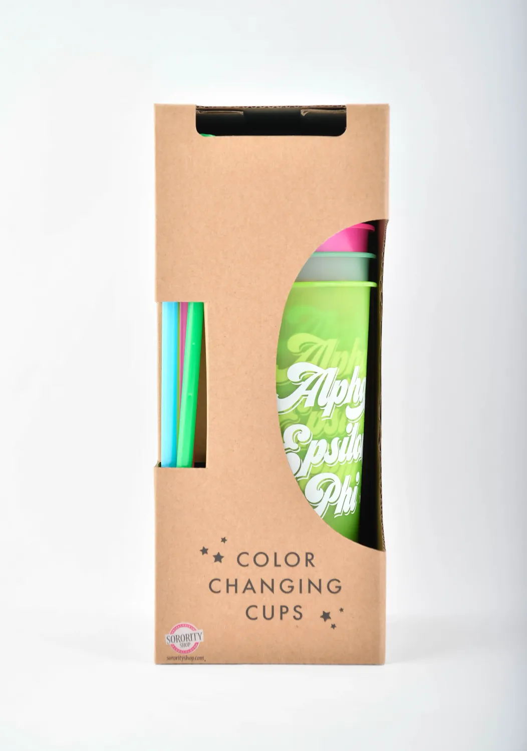 Alpha Epsilon Phi Color Changing Cups SS