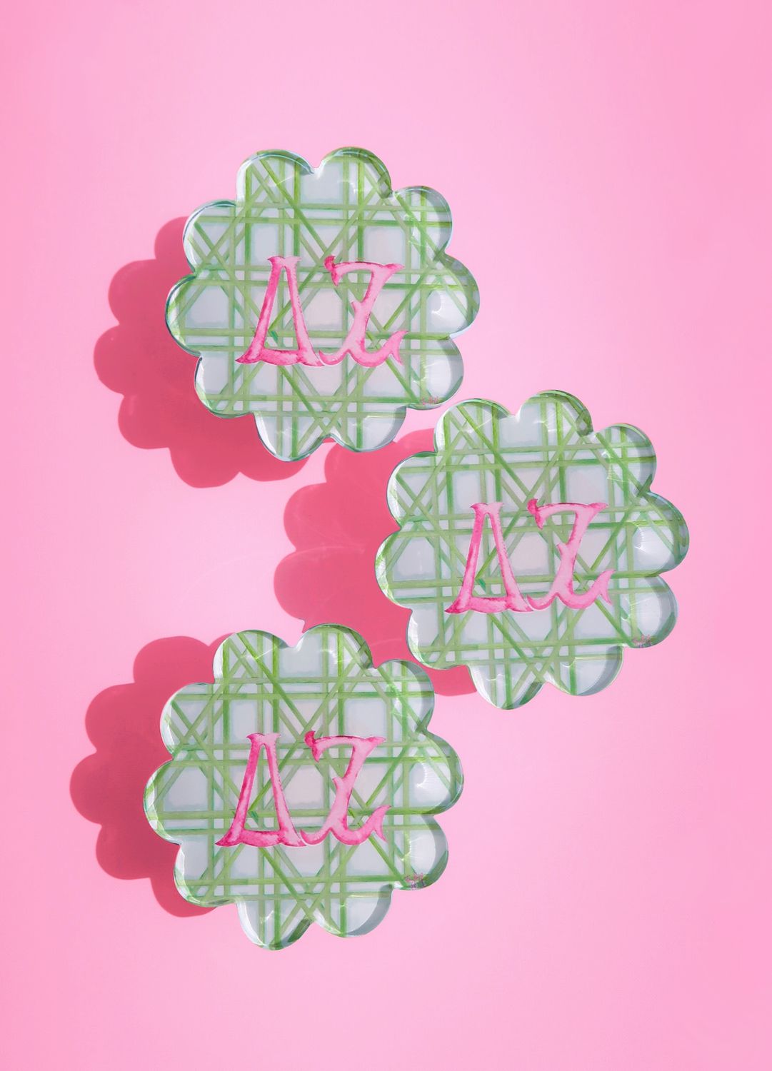 Sorority Coasters Delta Zeta