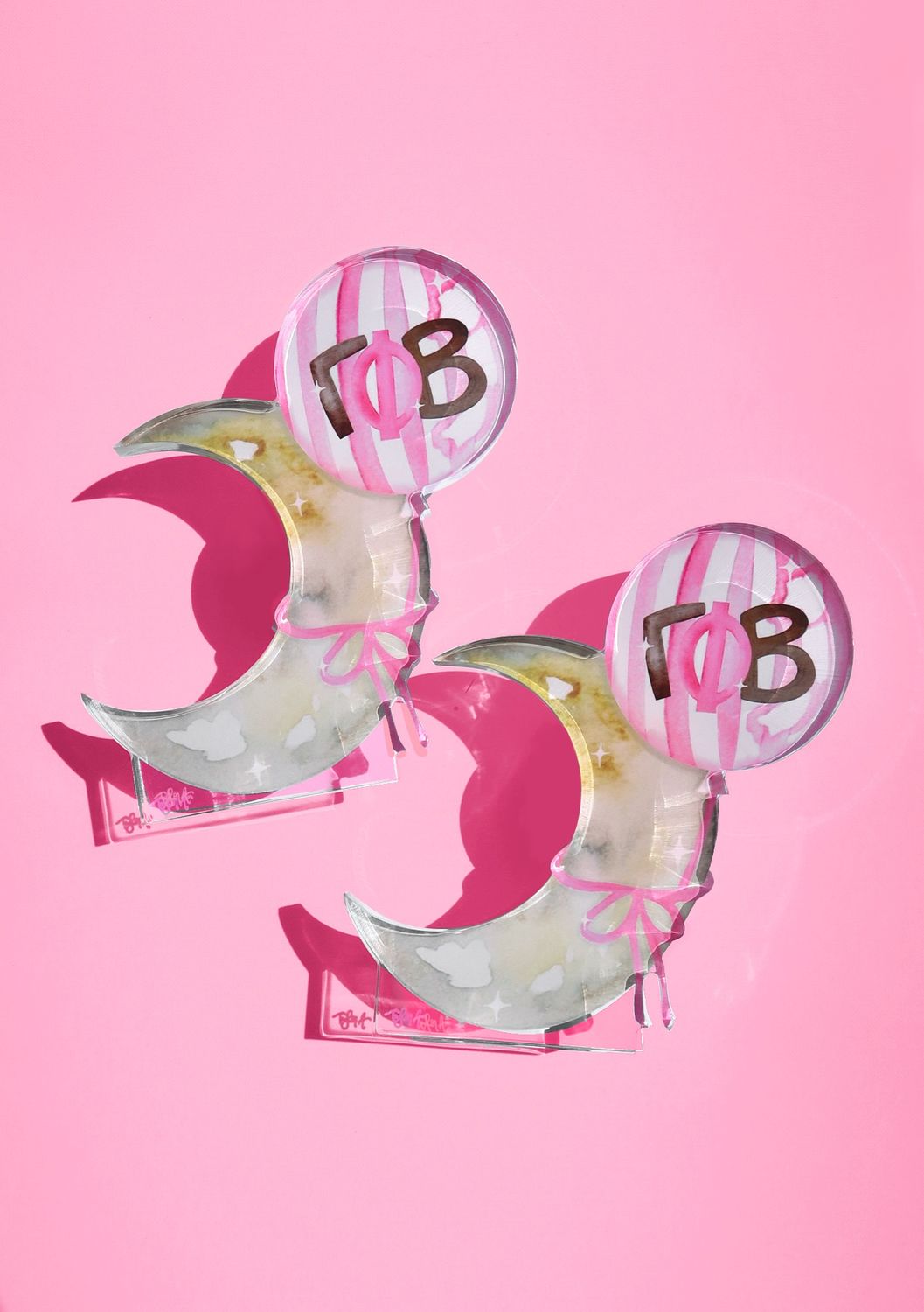 Acrylic Art Block Gamma Phi Beta