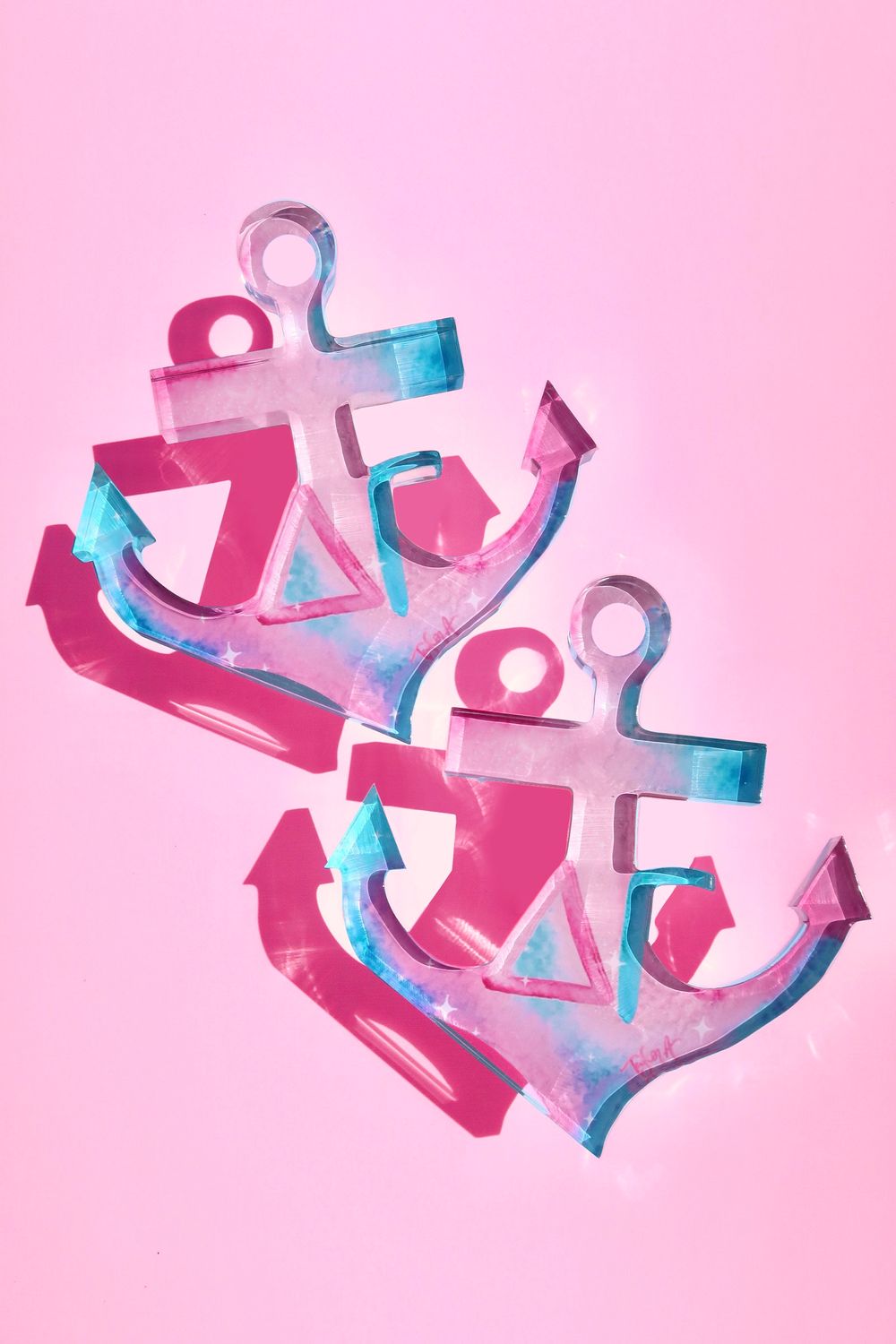 Acrylic Art Block Delta Gamma