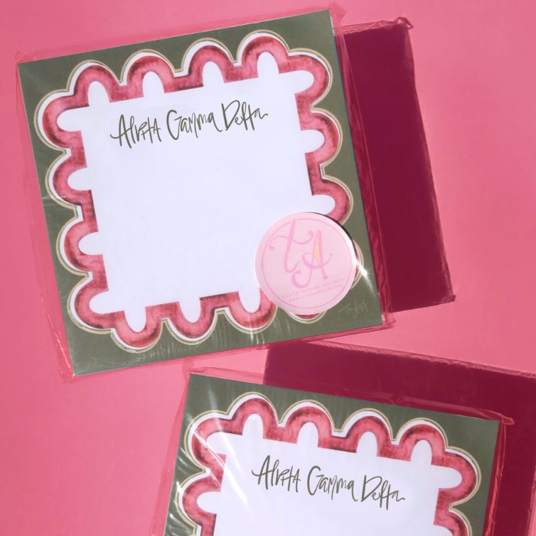 Alpha Gamma Delta Notepad