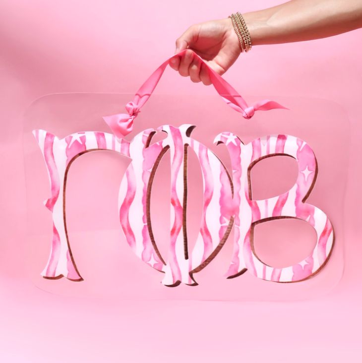 Gamma Phi Beta Acrylic Door Hanger