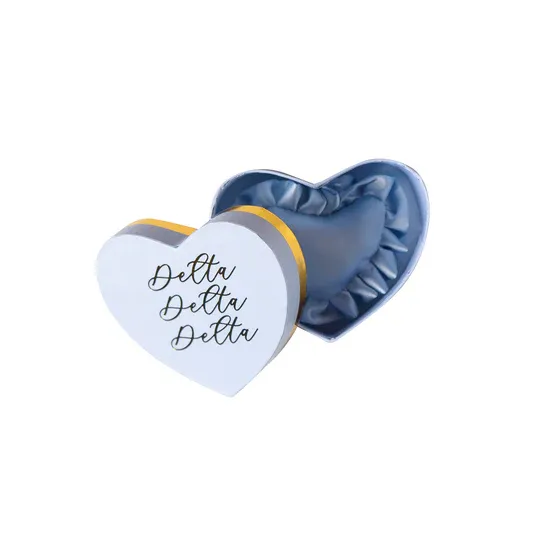 Delta Delta Delta Badge Pillow and Box