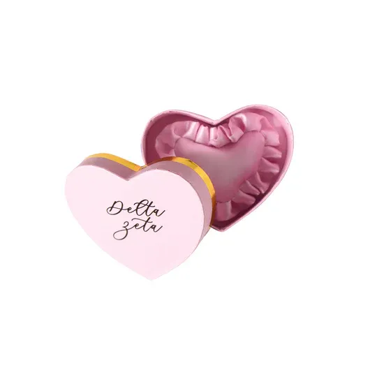 Delta Zeta Badge Pillow and Box